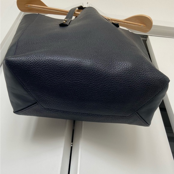 Aspinal of London - Essential Leather Tote Bag Navy Pebble - Pristine/Excellent - Picture 8 of 16